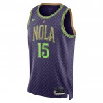 New Orleans Pelicans Trikot Jose Alvarado Nike 2024-25 City Edition Lila Swingman - Herren
